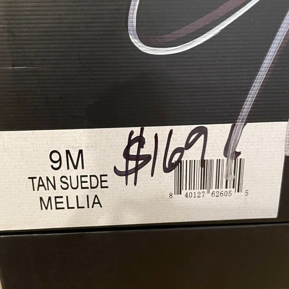 - NIB $169 J/SLIDES Tan Mellia Suede Sneakers 9M - Picture 4 of 4
